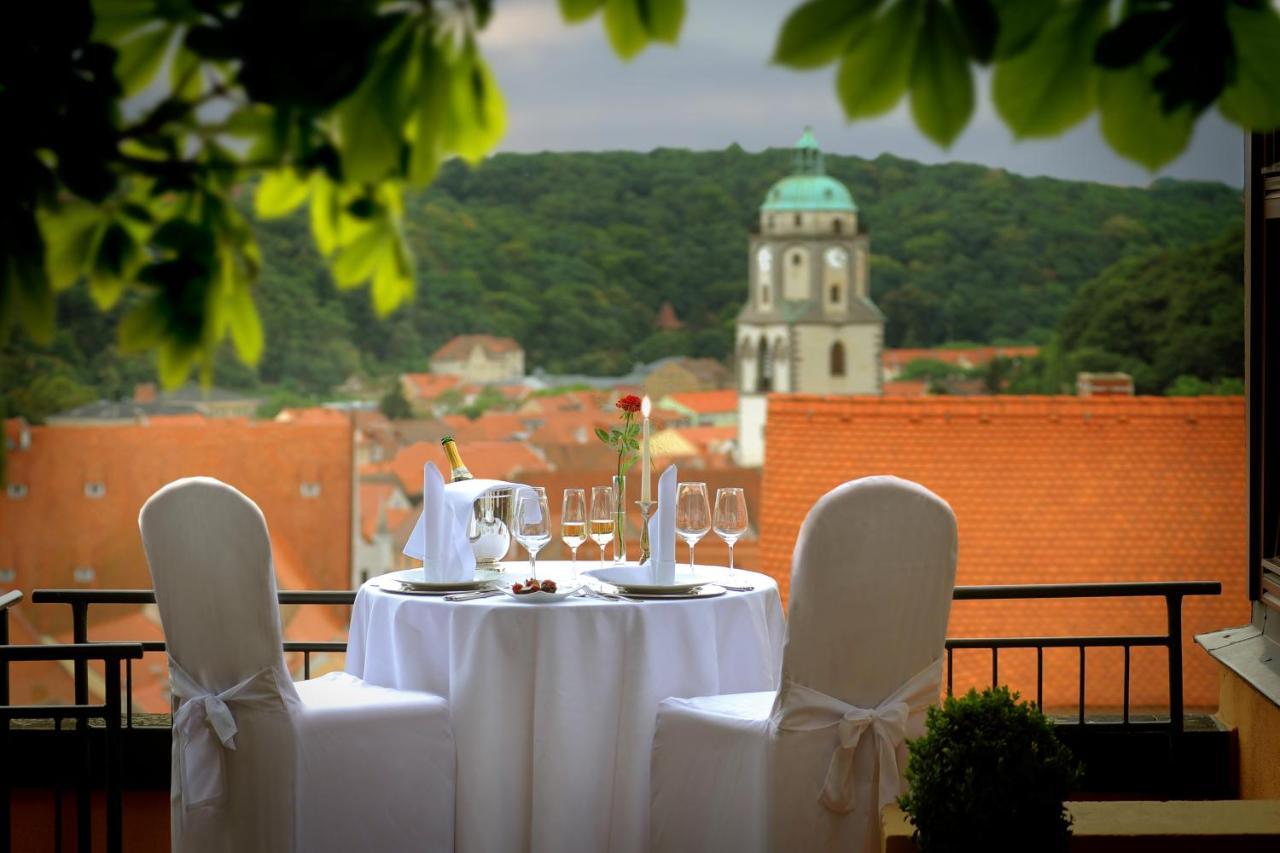 Romantik Hotel Burgkeller Residenz Kerstinghaus Meißen Esterno foto