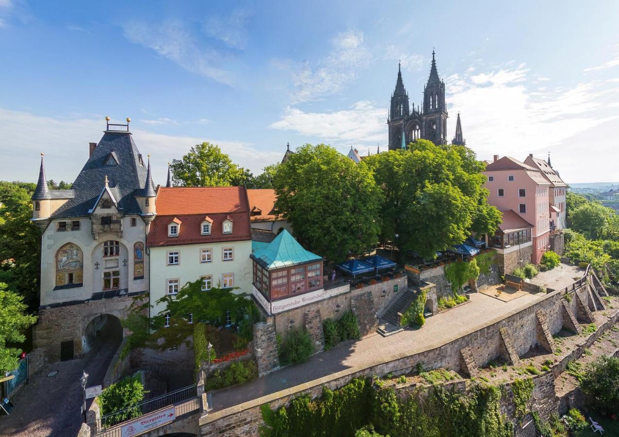 Romantik Hotel Burgkeller Residenz Kerstinghaus Meißen Esterno foto